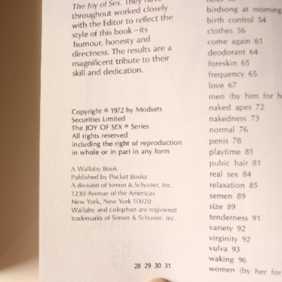 1970s Sex Book BOX SET - 2 Books - 1972 The Joy of Sex, 1974 More Joy of Sex - Picture 6 of 8